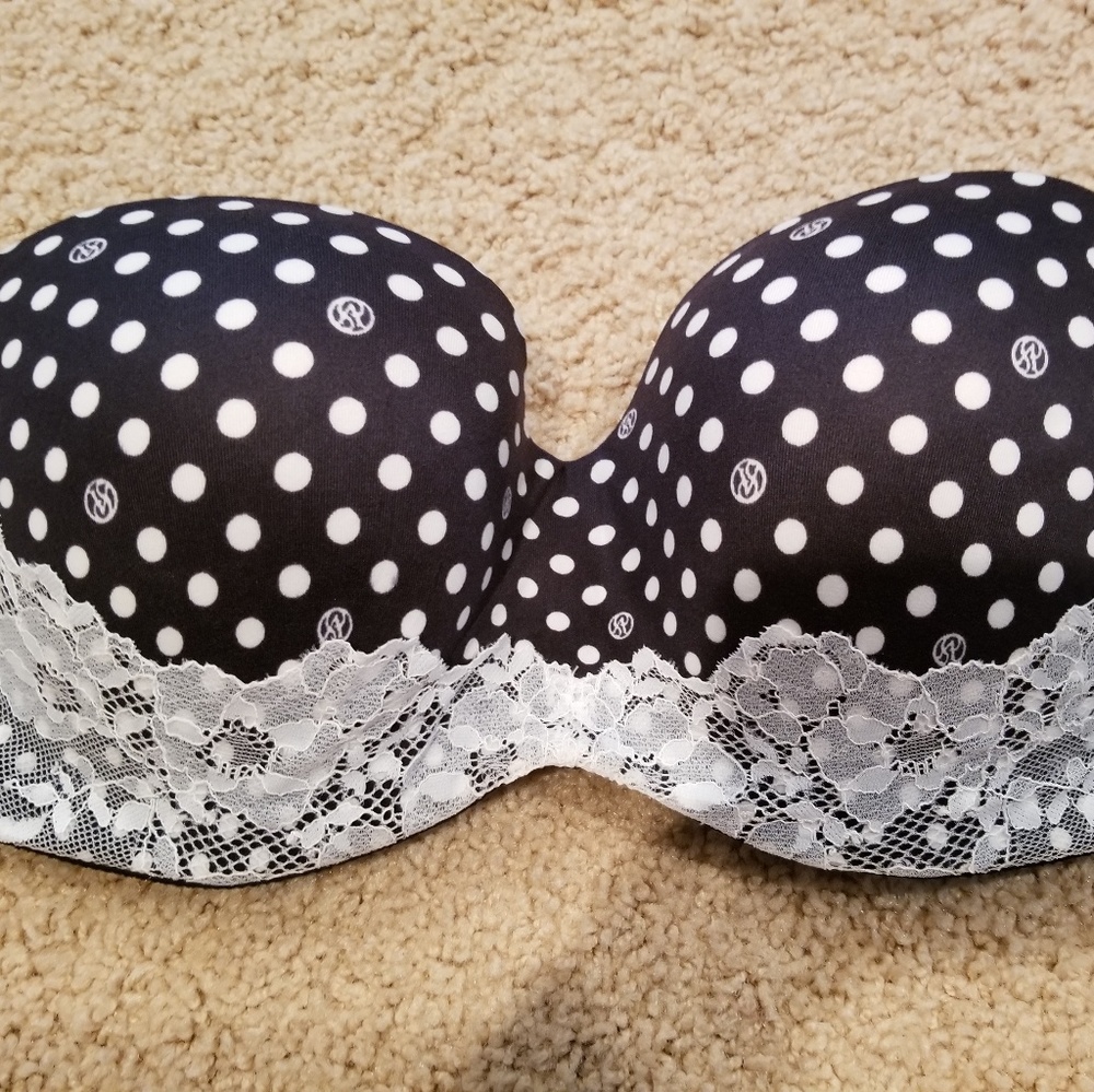 Body by Victoria lined strapless bra 32DDD